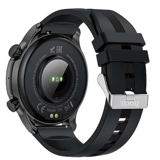 Smartwatch HOCO Y31 Call, Μαύρο