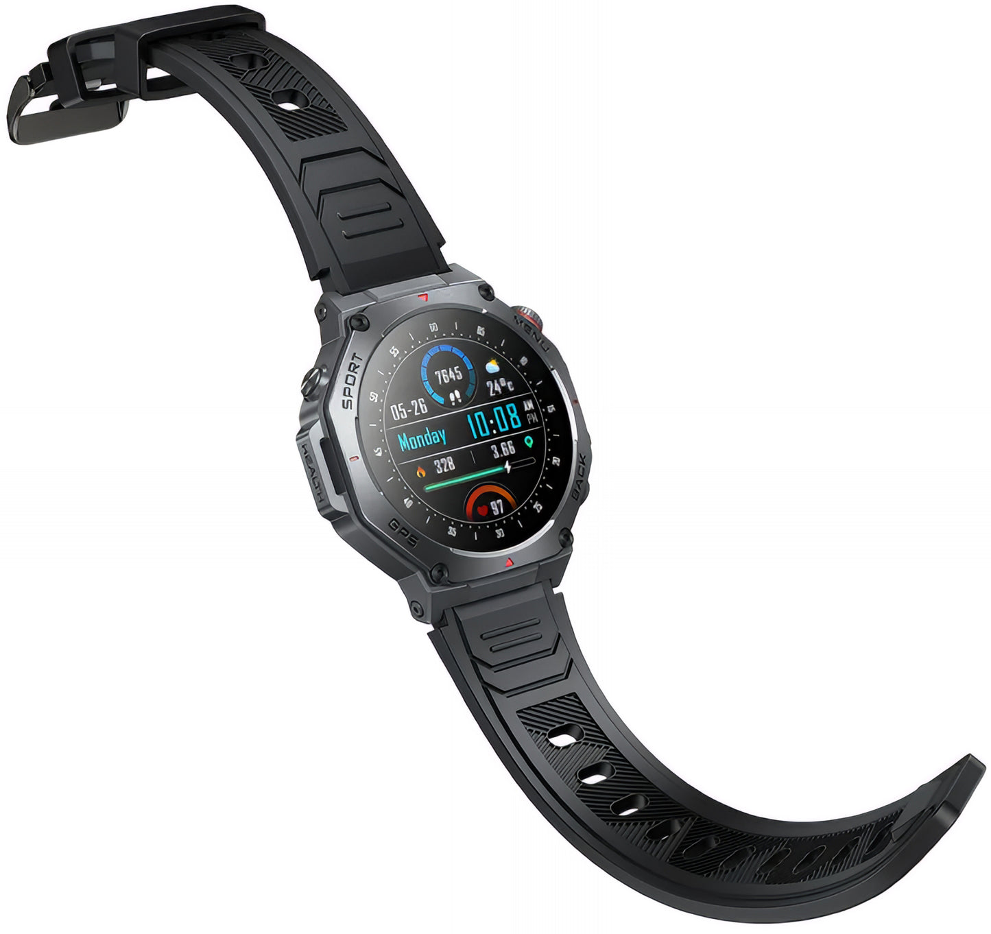 Smartwatch HOCO Y37 Call, Μαύρο