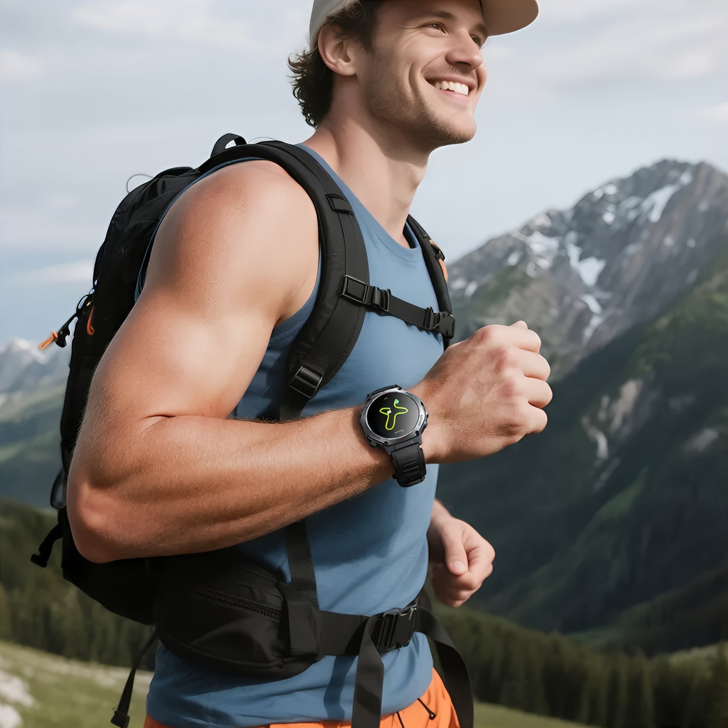 Smartwatch HOCO Y37 Call, Μαύρο