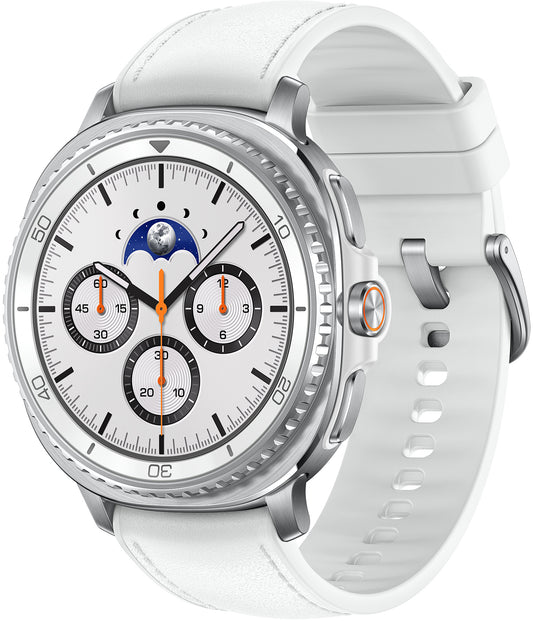 Samsung Galaxy Watch8 Classic Smartwatch, 46mm, BT, White SM-L500NZWAEUE