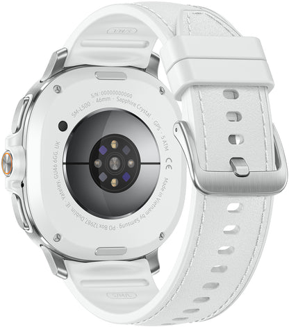 Samsung Galaxy Watch8 Classic Smartwatch, 46mm, BT, White SM-L500NZWAEUE