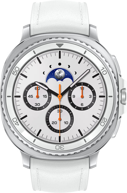 Samsung Galaxy Watch8 Classic Smartwatch, 46mm, BT, White SM-L500NZWAEUE