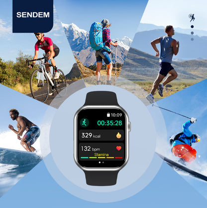 Sendem N9 Max smartwatch, Μαύρο 