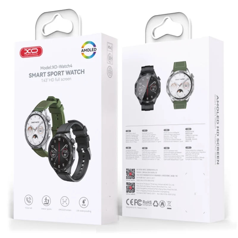 Smartwatch XO Design 4, πράσινο 
