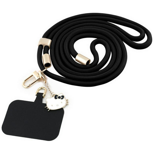 Κορδόνι Τηλεφώνου Hello Kitty Crossbody, Μαύρο