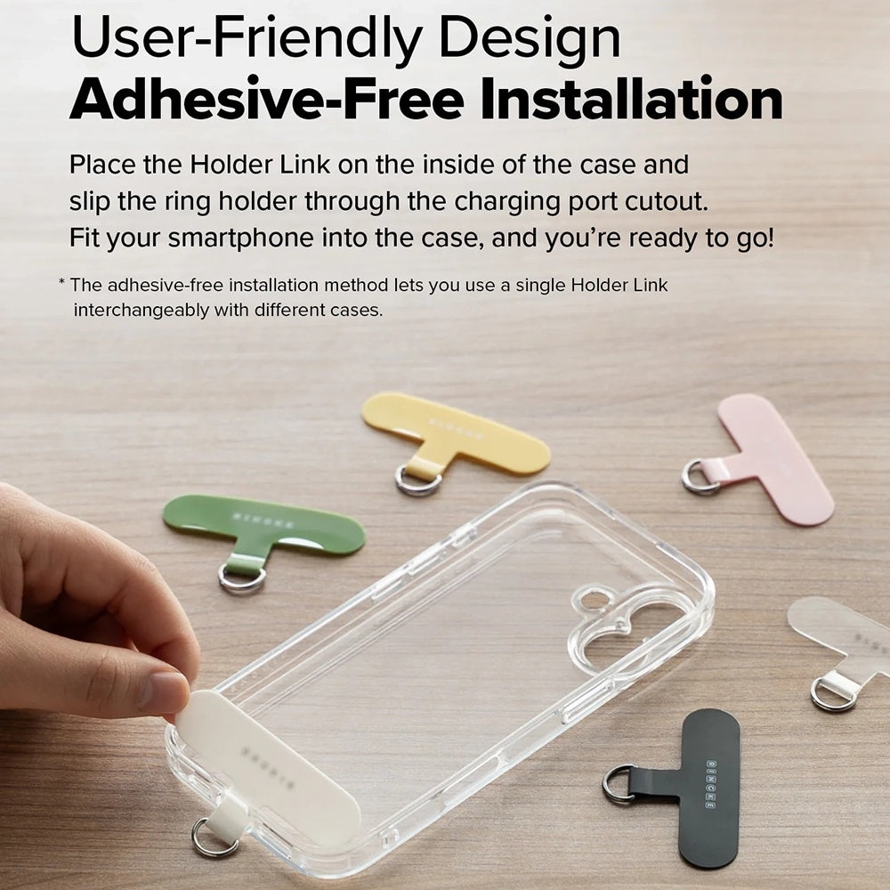 Κορδόνι Τηλεφώνου Ringke Link Flow P-Type, Μαύρο