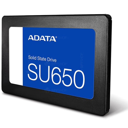 Στερεάς Κατάστασης Δίσκος (SSD) Adata SU650, 512GB, 2.5 ίντσες, SATA III ASU650SS-512GT-R