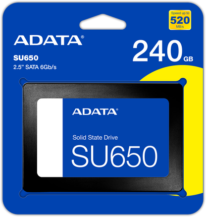 Στερεά μονάδα δίσκου (SSD) Adata SU650, 2,5 ιντσών, 240GB, SATA III ASU650SS-240GT-R 