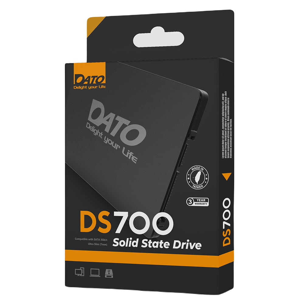 Solid State Drive (SSD) Dato, 2.5inch, 4TB, SATA III, Μαύρο DS700SSD-4TB