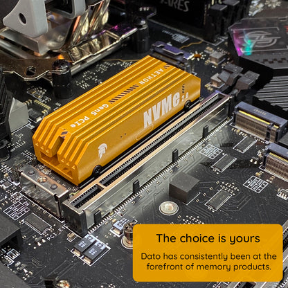 Solid State Drive (SSD) Dato Ares Aethon, NVME M.2, PCIe Gen5x4, 2TB, Μαύρο ARSAT-2TB