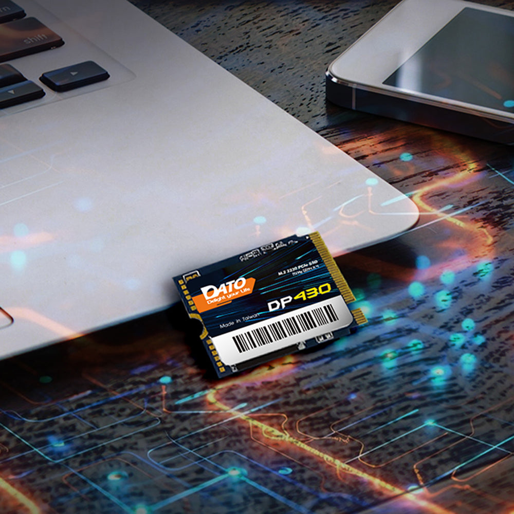 Solid State Drive (SSD) Dato DP430, NVME M.2 2230, PCIE Gen4x4, 1TB, Μαύρο DP430SSD-1TB