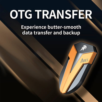 Solid State Drive (SSD Εξωτερικός) Dato Ares Amber Shield, 4TB, Μαύρο ARSASE-4TB