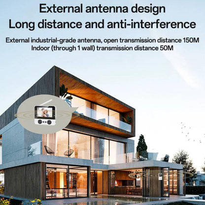 Yesido KM27 Doorbell, Wi-Fi, 2K, White