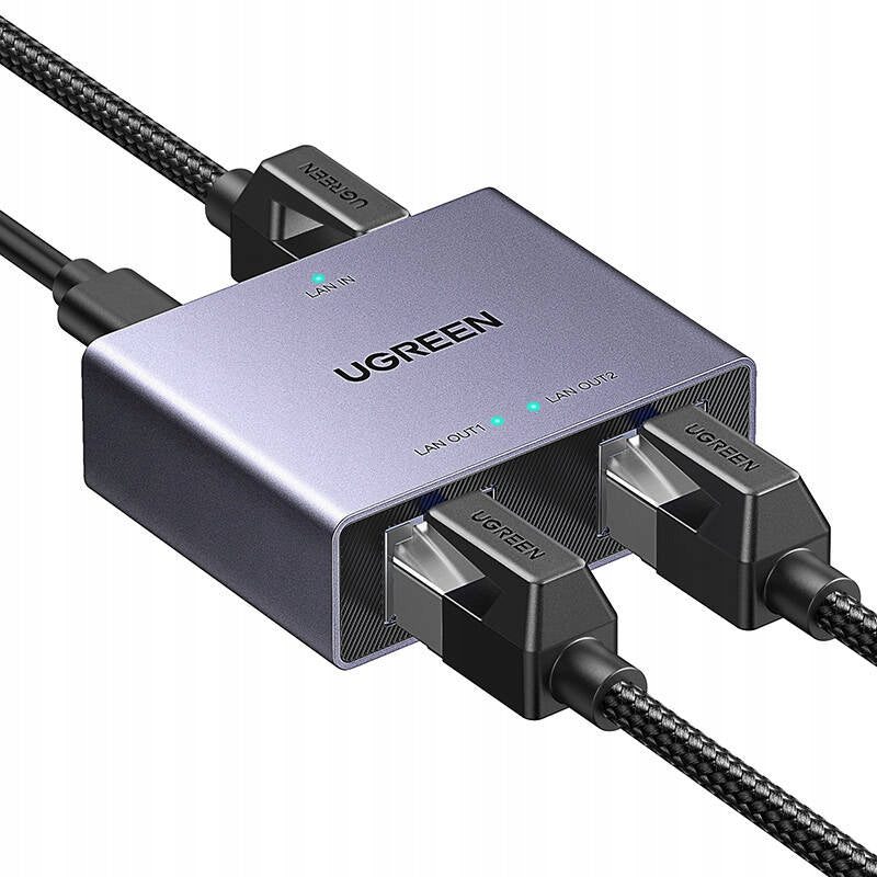 Splitter Δικτύου UGREEN NW301, RJ45 - 2 x RJ45, Γκρι