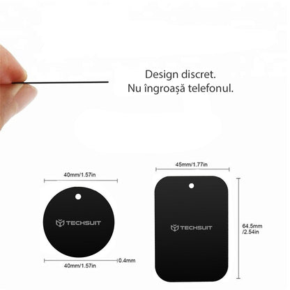 Metallic Techsuit MP03 2in1 Sticker, Black