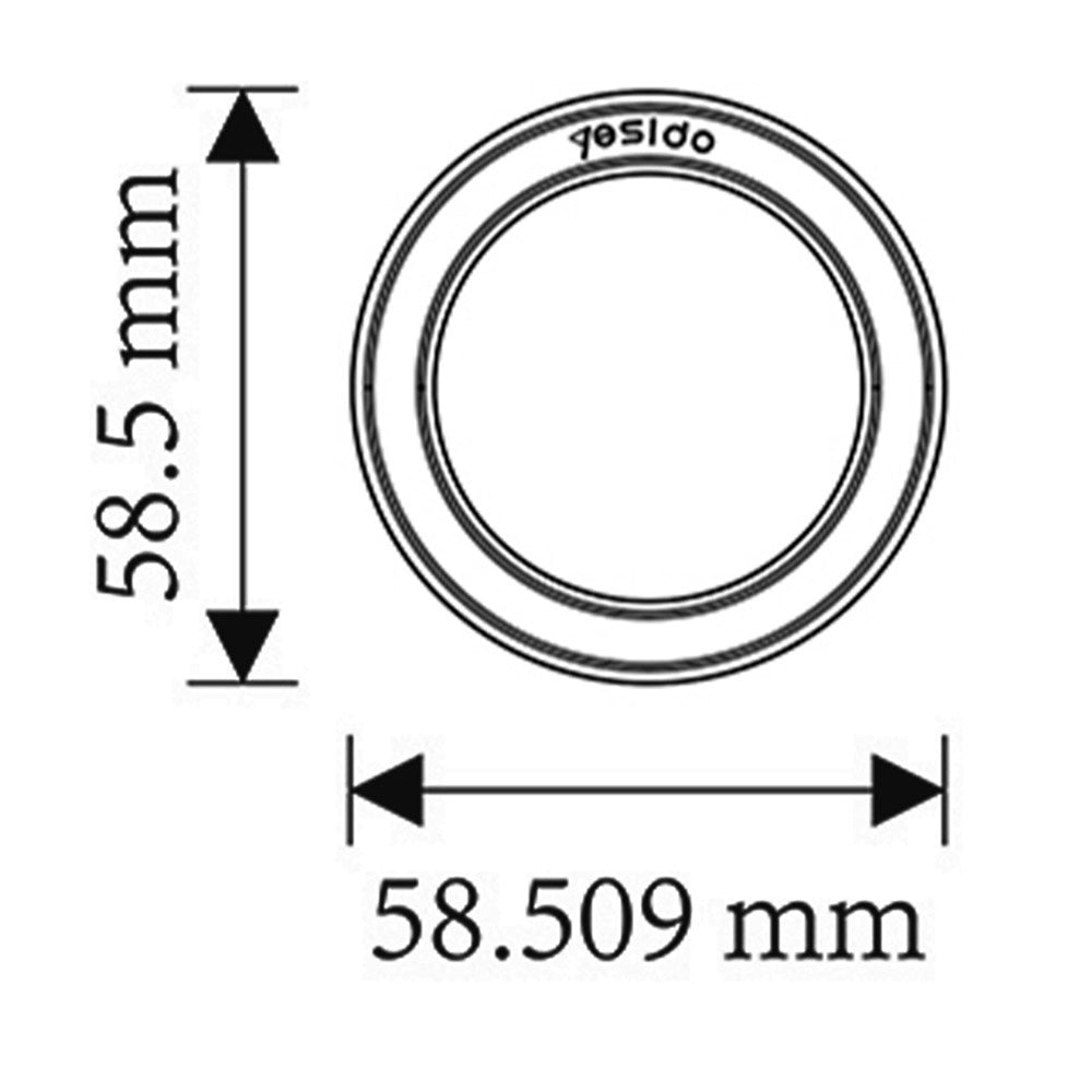 Αυτοκόλλητο Μεταλλικό Yesido C208, Μαύρο
