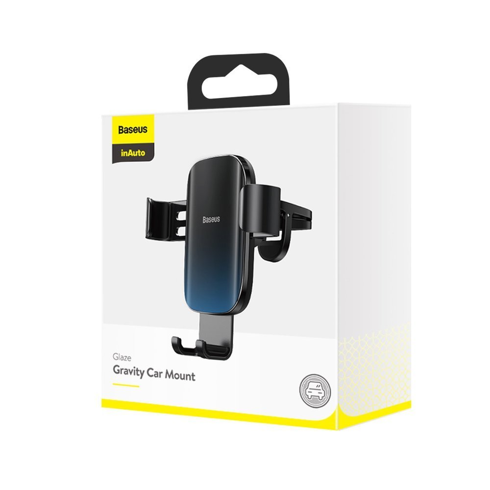 Baseus Glaze Gravity Car Mount, 4.7inch - 6.5inch, Μαύρο SUYL-LG01