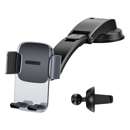 Baseus Gravity Grip Car Mount, 4.7inch - 6.7inch, Μαύρο 