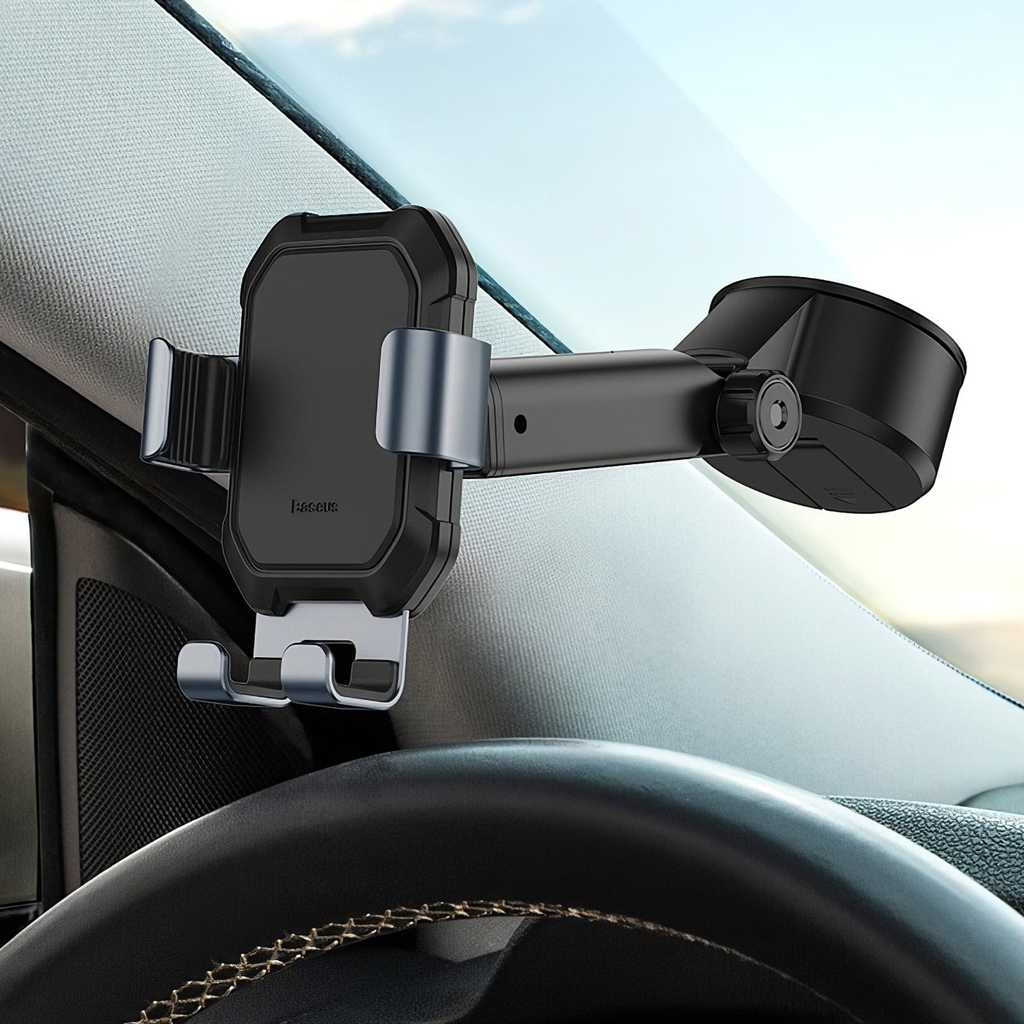 Baseus Gravity Car Mount, 4.7inch - 6.5inch, Μαύρο SUYL-TK01 