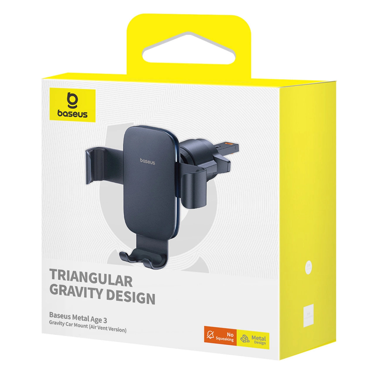 Βάση Αυτοκινήτου Baseus Metal Age 3, 4.7inch - 7.2inch, Μαύρο BS-CM028
