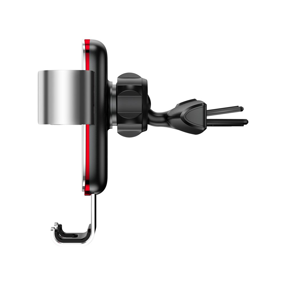 Baseus Metal Age Gravity Car Mount, Universal, Ασημί SUYL-J0S 