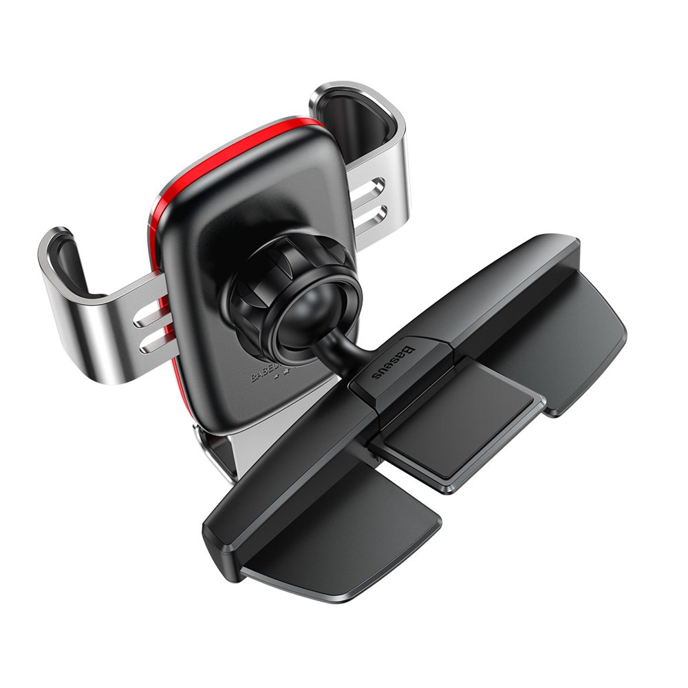 Baseus Metal Age Gravity Car Mount, Universal, Ασημί SUYL-J0S 