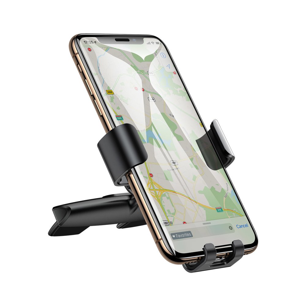 Baseus Metal Age Gravity Car Mount, Universal, Μαύρο SUYL-J01