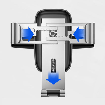 Baseus Metal Age Gravity Car Mount, Universal, Μαύρο SUYL-J01