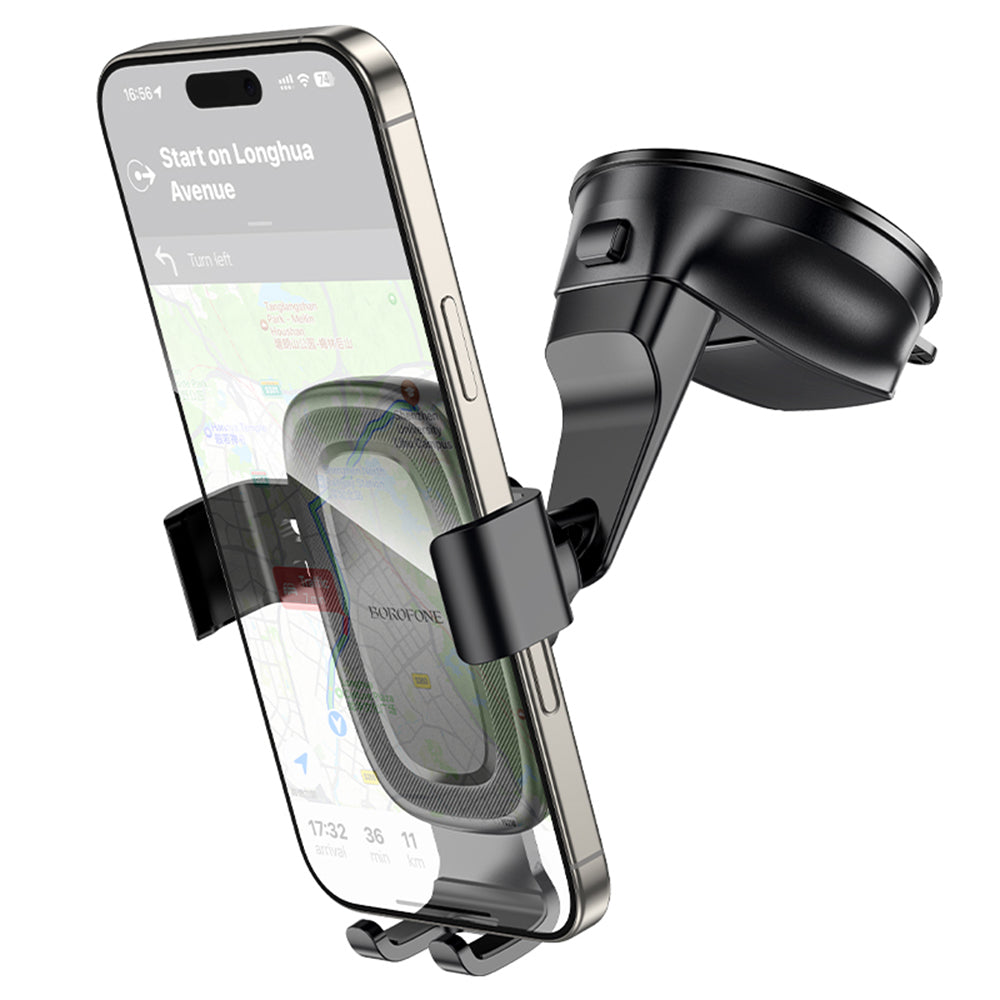 Βάση Αυτοκινήτου Borofone BH130 Follower Gravity, 6.1inch - 7inch, Μαύρο