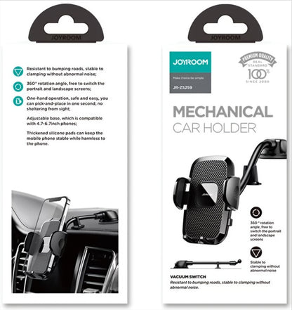 Βάση Αυτοκινήτου Joyroom JR-ZS259 Dash, 4.7inch - 6.9inch, Μαύρο