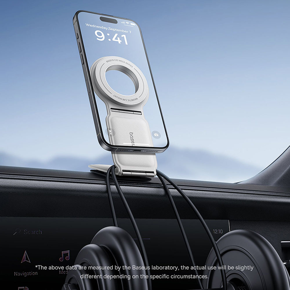 Βάση Αυτοκινήτου Μαγνητική Baseus PrimeTrip C02, Παγκόσμια, Λευκή C40169002213-00