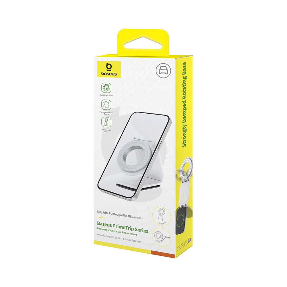 Βάση Αυτοκινήτου Μαγνητική Baseus PrimeTrip C02, Παγκόσμια, Λευκή C40169002213-00