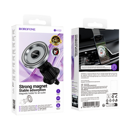 Magnetic Car Holder Borofone BH122 Profit, 4.5inch - 7inch, Black