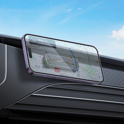 Magnetic Car Holder Borofone BH121, 4.5inch - 7inch, Black Grey