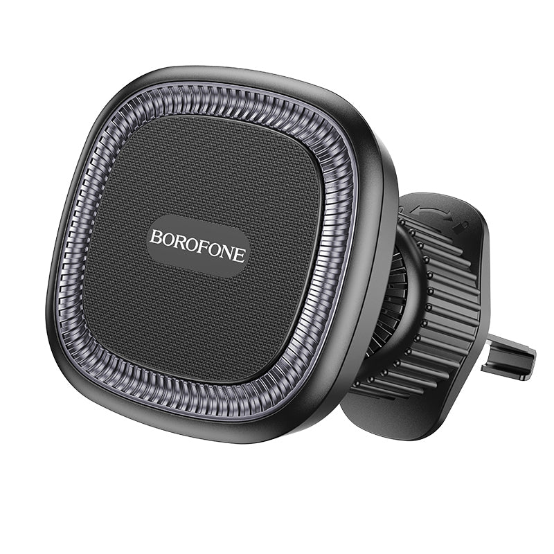 Borofone BH96 Ice Magnetic Car Holder, Universal, Black Grey