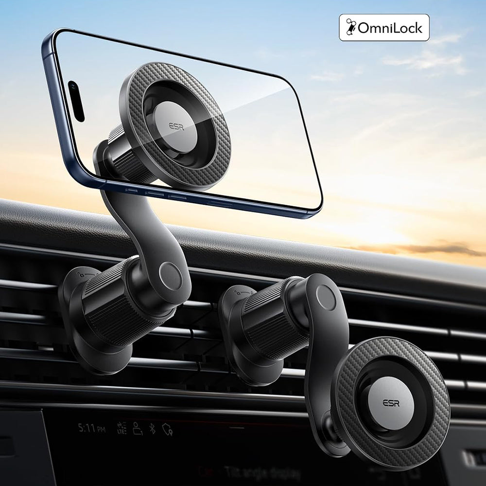 Μαγνητική Βάση Αυτοκινήτου ESR OmniLock Vent, Παγκόσμια, Μαύρη