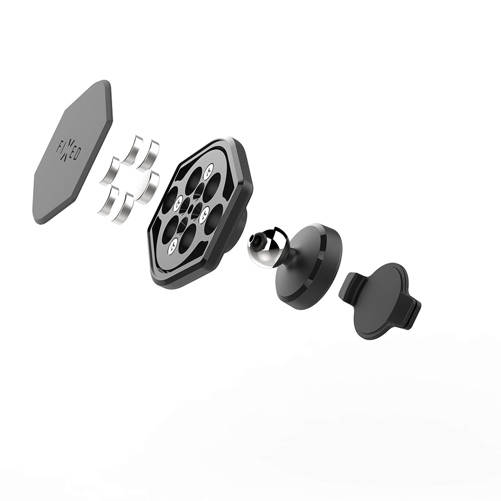 Μαγνητική Βάση Αυτοκινήτου Fixed Icon Flex, Παγκόσμια, Μαύρη