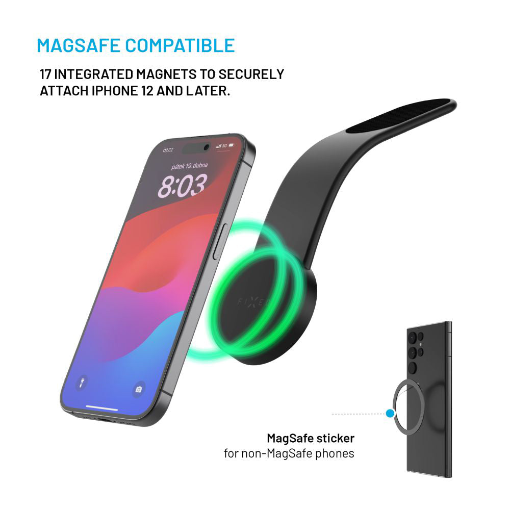 Μαγνητική Βάση Αυτοκινήτου Fixed Mag Floppy, Παγκόσμια, Μαύρη