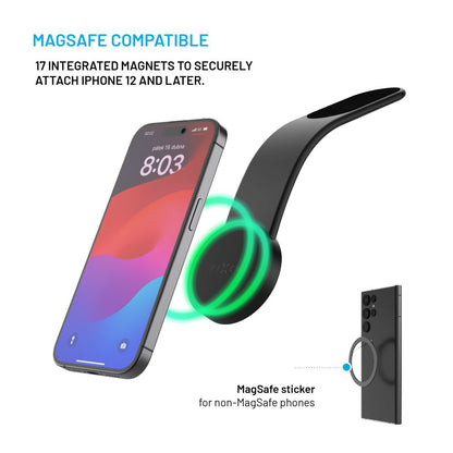 Μαγνητική Βάση Αυτοκινήτου Fixed Mag Floppy, Παγκόσμια, Μαύρη