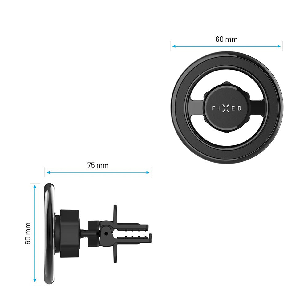 Magnetic Fixed Universal Car Holder, Silver