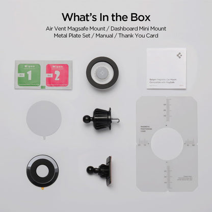 Μαγνητική Βάση Αυτοκινήτου Spigen MFT13, Παγκόσμια, Ασημί