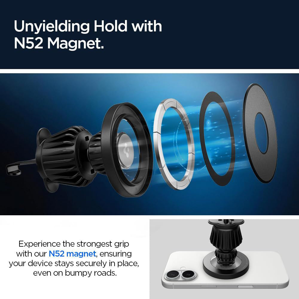 Μαγνητική Βάση Αυτοκινήτου Spigen MFT13, Παγκόσμια, Μαύρη