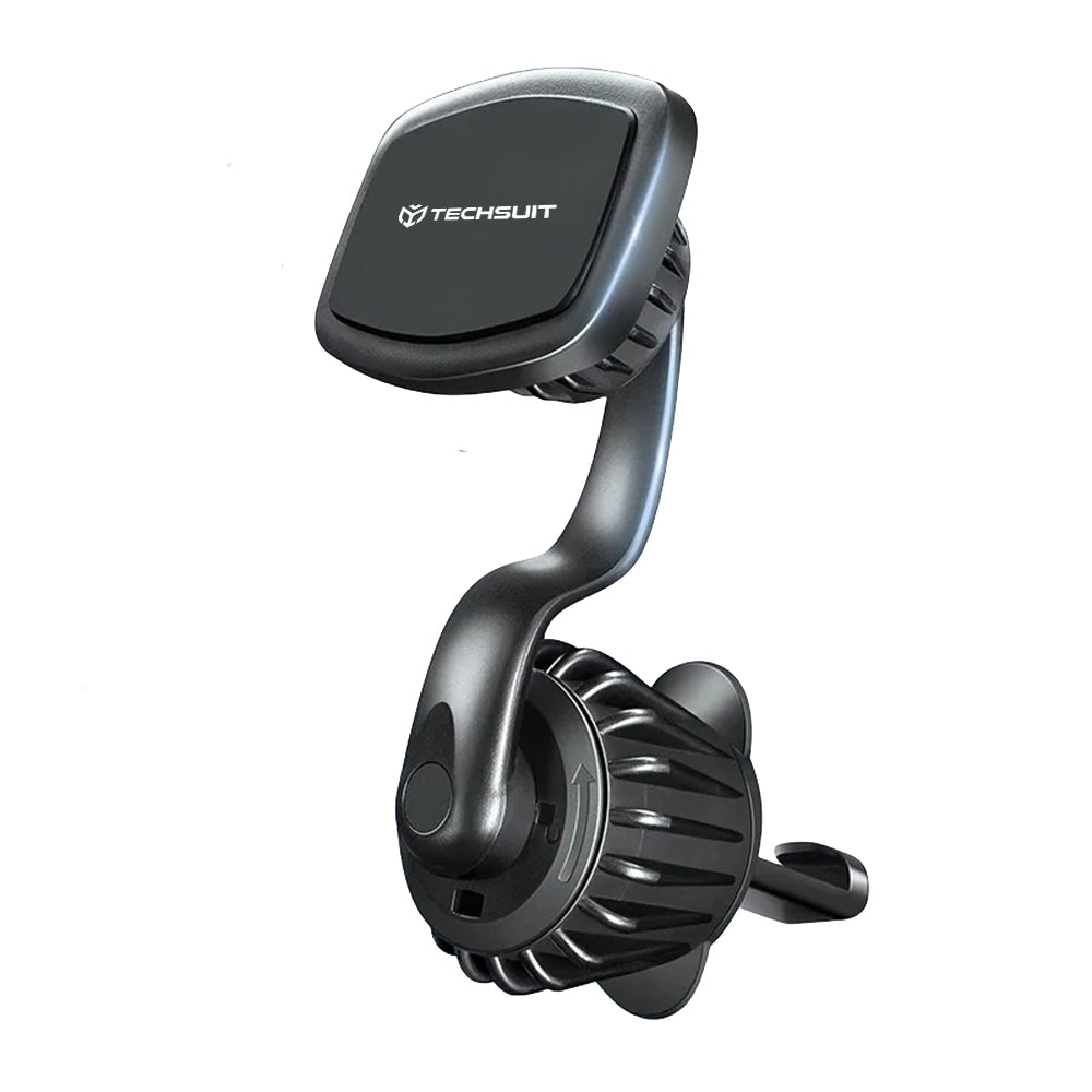 Μαγνητική Βάση Αυτοκινήτου Techsuit S3, Παγκόσμια, Μαύρη