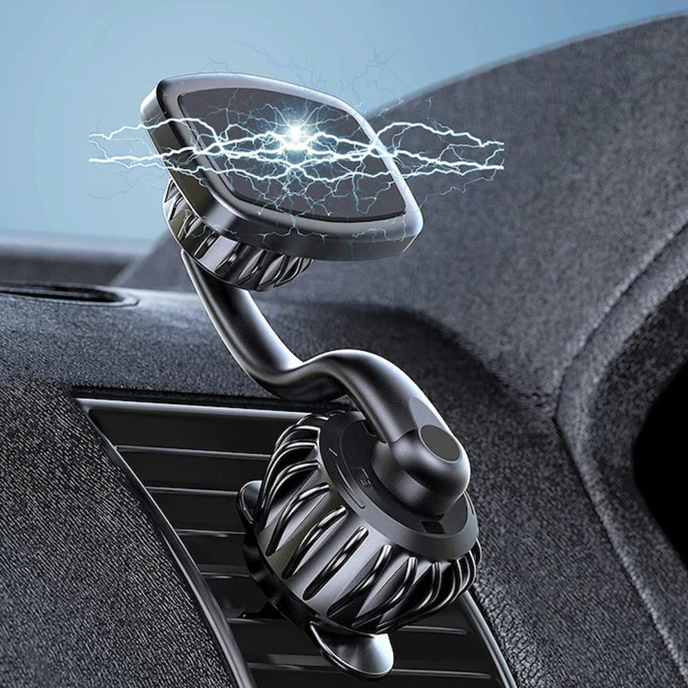 Μαγνητική Βάση Αυτοκινήτου Techsuit S3, Παγκόσμια, Μαύρη