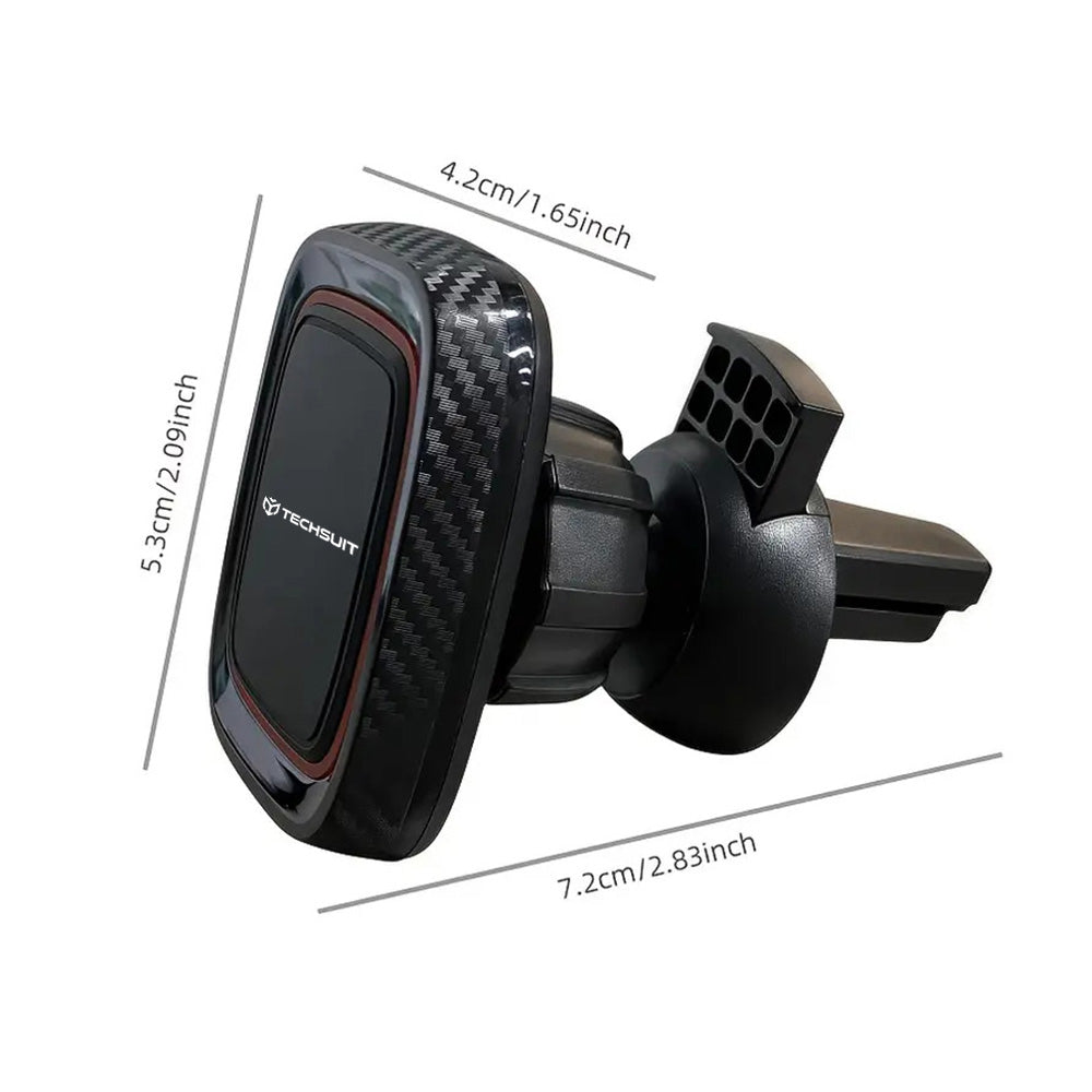 Μαγνητική Βάση Αυτοκινήτου Techsuit S5, Παγκόσμια, Μαύρο Κόκκινο