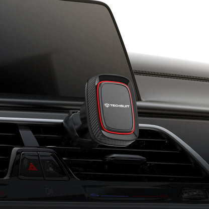 Μαγνητική Βάση Αυτοκινήτου Techsuit S5, Παγκόσμια, Μαύρο Κόκκινο