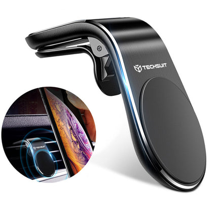 Μαγνητική Βάση Αυτοκινήτου Techsuit S7, Παγκόσμια, Ασημί