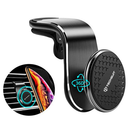 Μαγνητική Βάση Αυτοκινήτου Techsuit S8, Παγκόσμια, Ασημί