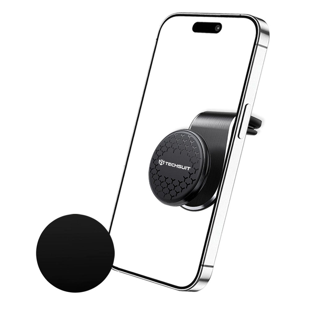 Μαγνητική Βάση Αυτοκινήτου Techsuit S8, Παγκόσμια, Ασημί