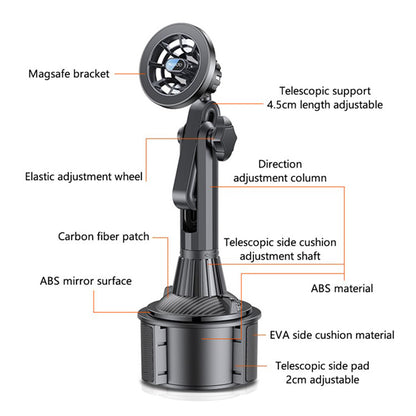 Yesido C200 Magnetic Car Holder, Universal, Black